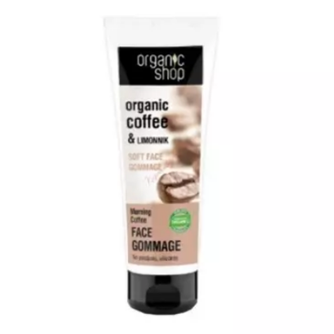 Organic Shop -  Organic Shop Delikatny peeling do twarzy - Poranna kawa, 75 ml